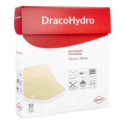 Dracohydro Hydrokoll.wundauflage 10x10 cm