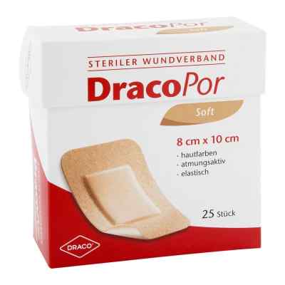 Dracopor opatrunek na ranę 10x8 cm sterylny w kolorze skóry