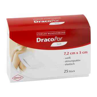 Dracopor plaster sterylny 7,2x5cm 25 szt. od Dr. Ausbüttel & Co. GmbH PZN 01424788