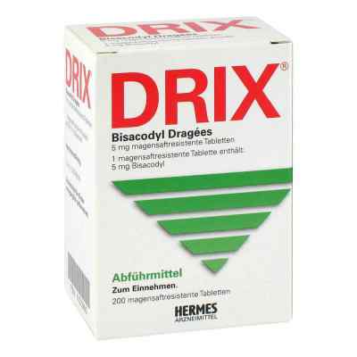 Drix Bisacodyl Drag. 200 szt. od HERMES Arzneimittel GmbH PZN 01223860