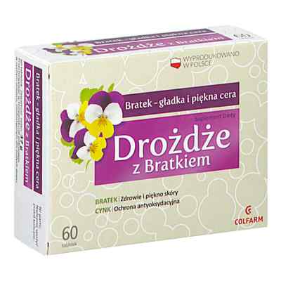 Drożdże z Bratkiem tabletki Colfarm 60  od  PZN 08304682