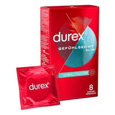 Durex Gefühlsecht Slim Kondome 8 szt. od Reckitt Benckiser Deutschland Gm PZN 18304172