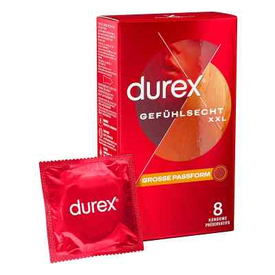 Durex Gefühlsecht Xxl Kondome 8 szt. od Reckitt Benckiser Deutschland Gm PZN 18304143