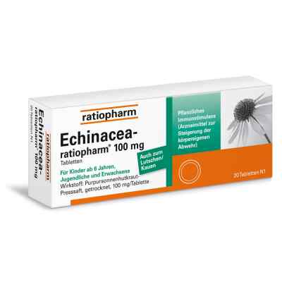 Echinacea Ratiopharm 100 mg tabletki 20 szt. od ratiopharm GmbH PZN 03921806