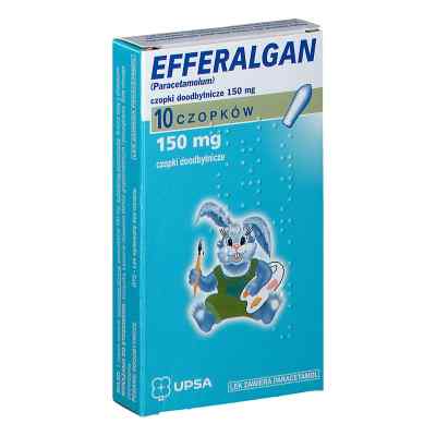 Efferalgan 150 mg czopki doodbytnicze