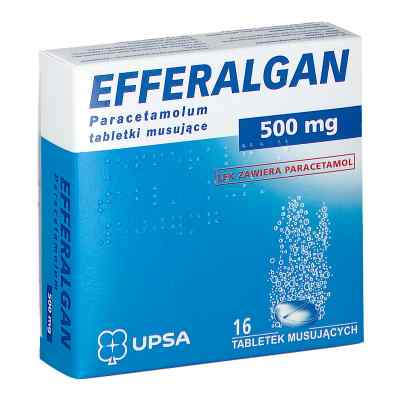 Efferalgan tabletki musujące 16  od UPSA LABORATOIRES PZN 08301546