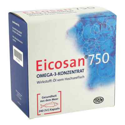 Eicosan 750 Omega 3 Konzentrat kapsułki 240 szt. od Med Pharma Service GmbH PZN 01211408
