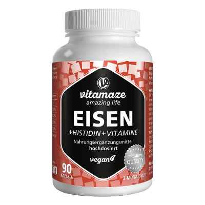 Eisen 20 mg+Histidin+Vitamine C/b9/b12 Kapseln 90 szt. od Vitamaze GmbH PZN 13947451