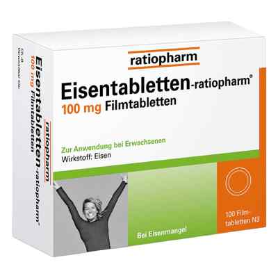 Eisentabletten ratiopharm 100 mg tabletki powlekane