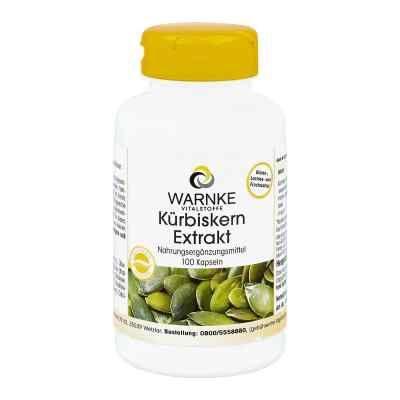 Ekstrakt z pestek dyni kapsułki 100 szt. od Warnke Vitalstoffe GmbH PZN 03088780