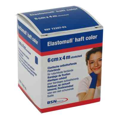 Elastomull 4mx6cm opaska uciskowa niebieska 1 szt. od BSN medical GmbH PZN 03393187