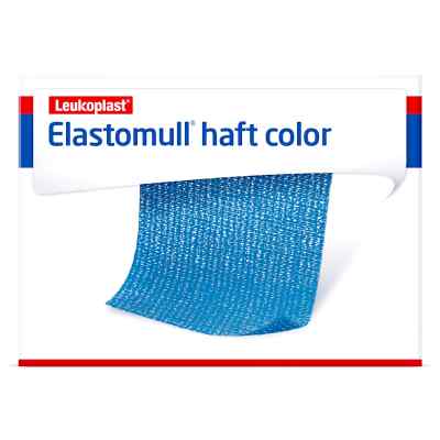 Elastomull haft 4mx8cm 72207-04 blau Fixierb. 1 szt. od BSN medical GmbH PZN 03393193