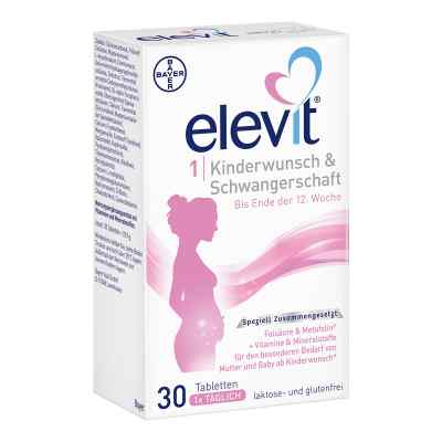 Elevit 1 dla kobiet starających się o dziecko, tabletki 30 szt. od Bayer Vital GmbH PZN 11677800