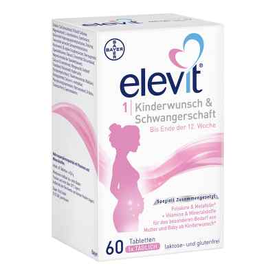 Elevit 1 Kinderwunsch & Schwangerschaft tabletki 1X60 szt. od Bayer Vital GmbH PZN 15371305