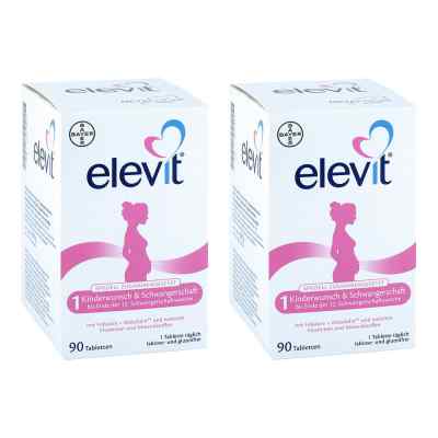 Elevit 1 Kinderwunsch  Schwangerschaft Tabletten 2x90 szt. od Bayer Vital GmbH PZN 08100572