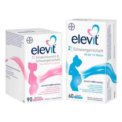 Elevit 12 Schwangerschaft 1 op. od Bayer Vital GmbH PZN 08100574