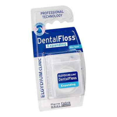 Elgydium Dental Flos Nić dentystyczna pęczniejąca miętowa 25 m