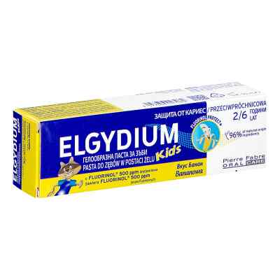 Elgydium Kids Fluorinol Protect+ Pasta w postaci żelu d/myc. zęb
