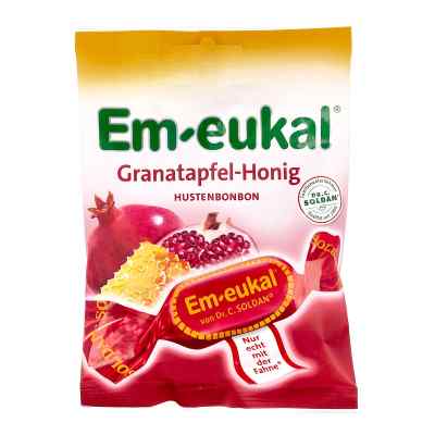 Em Eukal Bonbons Granatapfel-honig zuckerhaltig 75 g od Dr. C. SOLDAN GmbH PZN 11112794