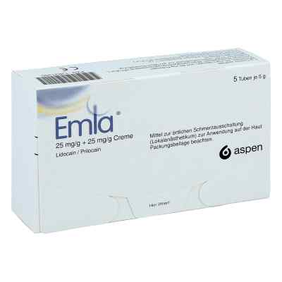 Emla 25 mg/g + 25 mg/g krem 5X5 g od Aspen Germany GmbH PZN 13231356