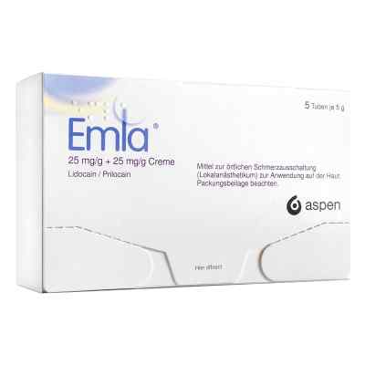 Emla 25 mg/g + 25 mg/g krem 5X5 g od Aspen Germany GmbH PZN 13231356