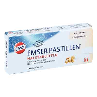 Emser Pastillen Halstabletten mit Ingwer zuckerfrei 30 szt. od Uriach Germany GmbH PZN 14145736