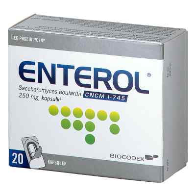 Enterol 250 mg kapsułki 20 kaps. od LABORATOIRES BIOCODEX PZN 08300064