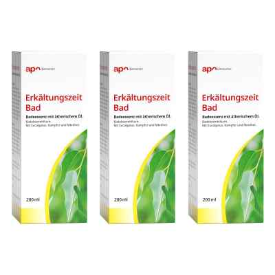 Erkältungsbad mit Eukalyptus und Menthol 3x200 ml od GIB Pharma GmbH PZN 08101982