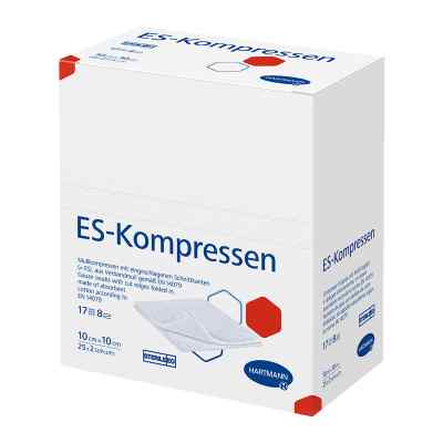 ES - Kompressen 10x10 cm 25X2 szt. od PAUL HARTMANN AG PZN 01407086