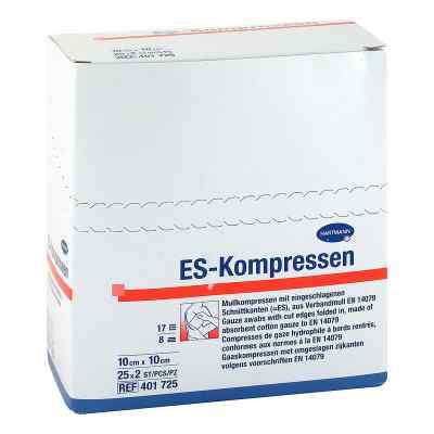 Es-kompressen steril 10x10 cm 8fach