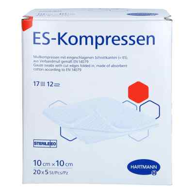 Es-kompressen steril 10x10 cm Grosspackung