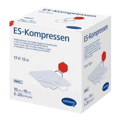 Es-kompressen steril 10x10cm Grosspackung