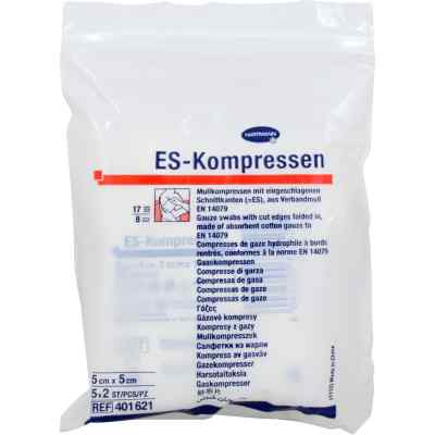 Es-kompressen steril 5x5 cm 8fach Cpc 5X2 szt. od Count Price Company GmbH & Co. K PZN 11313682