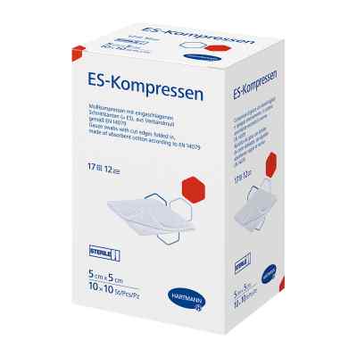 Es-kompressen steril 5x5cm Grosspackung