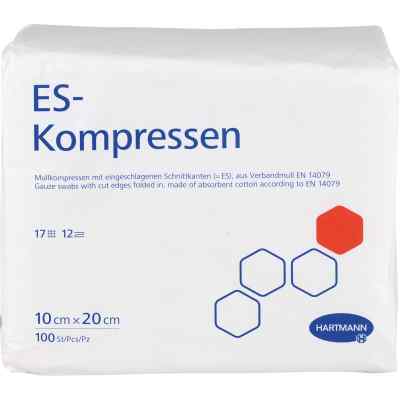 Es-kompressen unsteril 10x20 cm 12fach