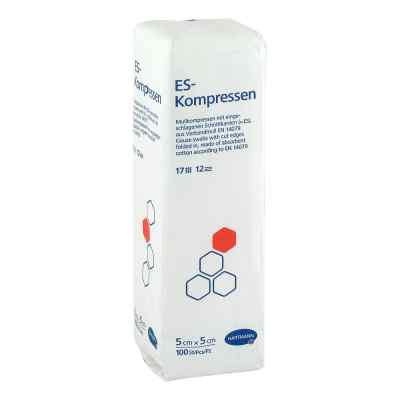 Es-kompressen unsteril 5x5 cm 12fach