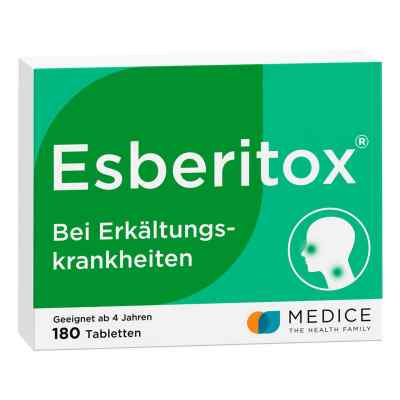 Esberitox tabletki na przeziębienia 180 szt. od MEDICE Arzneimittel Pütter GmbH&Co.KG PZN 13654358