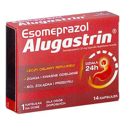 Esomeprazol Alugastrin kapsułki 14  od  PZN 08304304