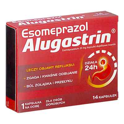 Esomeprazol Alugastrin kapsułki 14 od PZN 08304304