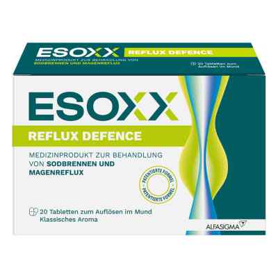 Esoxx Ochrona przed refluksem Tabletki do żucia 20 szt. od Alfasigma GmbH PZN 19456286