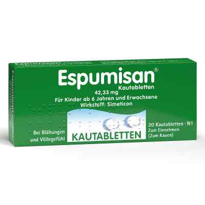 Espumisan Kautabl. 20 szt. od BERLIN-CHEMIE AG PZN 06882030