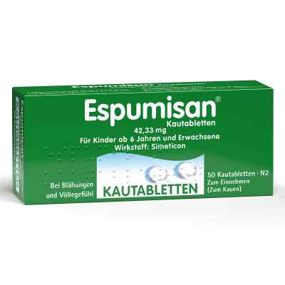 Espumisan Kautabl. 50 szt. od BERLIN-CHEMIE AG PZN 06882047