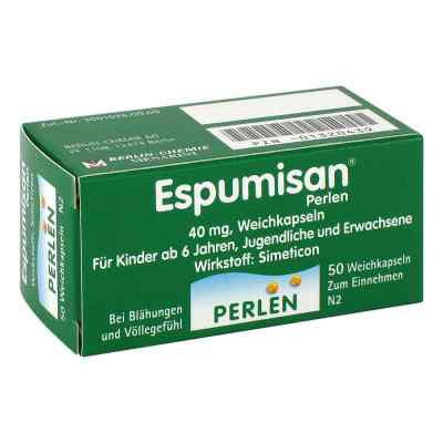 Espumisan Perlen kapsułki 50 szt. od BERLIN-CHEMIE AG PZN 01320439