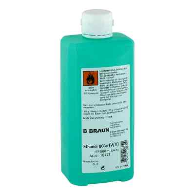 Ethanol 80% V/v roztwór 500 ml od B. Braun Melsungen AG PZN 03478854