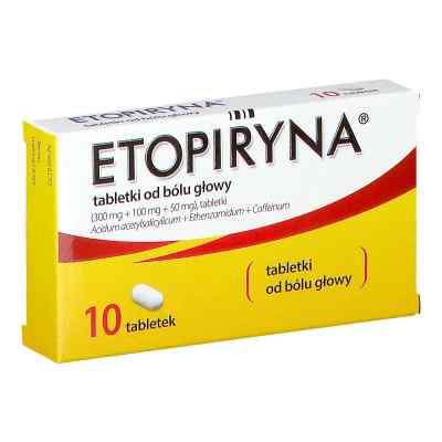 Etopiryna tabletki 10  od ZAKŁADY FARMACEUTYCZNE POLPHARMA PZN 08301739