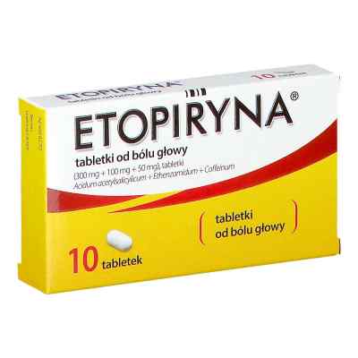 Etopiryna tabletki 10  od ZAKŁADY FARMACEUTYCZNE POLPHARMA S.A. PZN 08301739