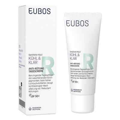 Eubos Kühl & Klar Krem na dzień przeciw zaczerwienieniom SPF 50+