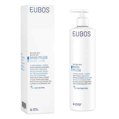 Eubos płyn z dozownikiem bezzapachowy niebieski 400 ml od Dr.Hobein (Nachf.) GmbH PZN 06306993