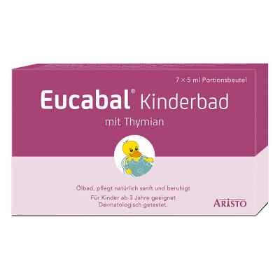 Eucabal Kinderbad tymiankowy dodatek do kąpieli w płynie 7X5 ml od Aristo Pharma GmbH PZN 10343304