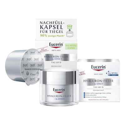 Eucerin Anti Age Hyaluron-Filler Tagespflege Creme trockene Haut 2x50 ml od Beiersdorf AG Eucerin PZN 08101970